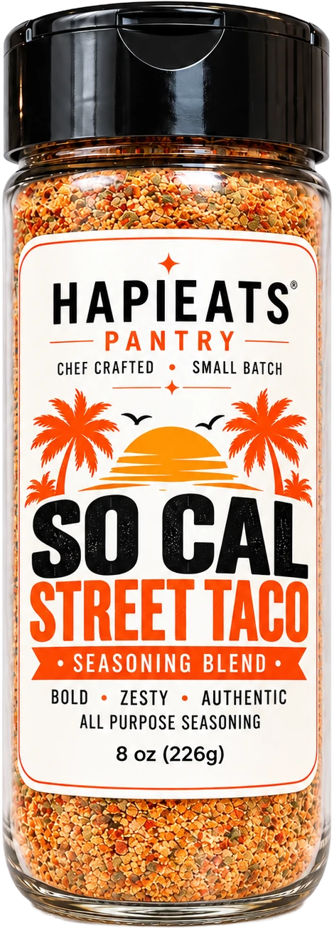 Bottle of HapiEats So Cal Street Taco